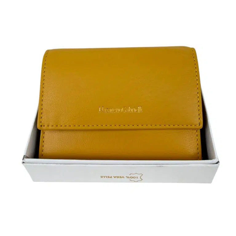 Cartera de Gran Calidad en Piel Nazareno Gabrielli con Caja y Fabricado en India para Mujer - Imagen 9