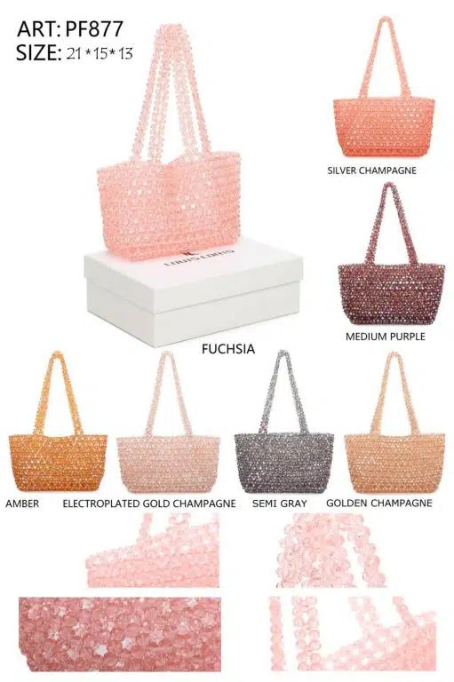 Bolsito Compacto de Fiesta con Efecto Cristales Brillante y Gran Calidad para Mujer - Imagen 4