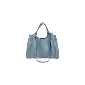Bolso Sintético de Mano Tipo Tote con 3 Compartimentos Interiores para Mujer