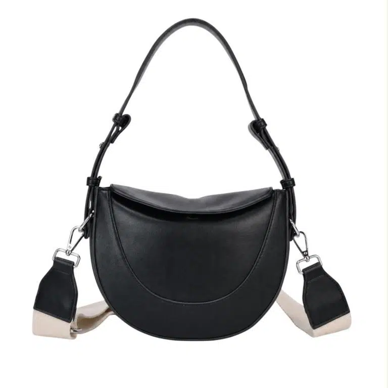 Bolso de Mano Sintético para Mujer con Solapa de Imán y Asa Ajustable tipo Cinturón - Imagen 5