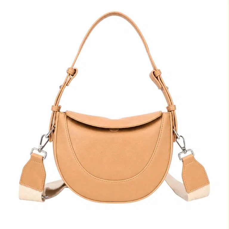 Bolso de Mano Sintético para Mujer con Solapa de Imán y Asa Ajustable tipo Cinturón - Imagen 6