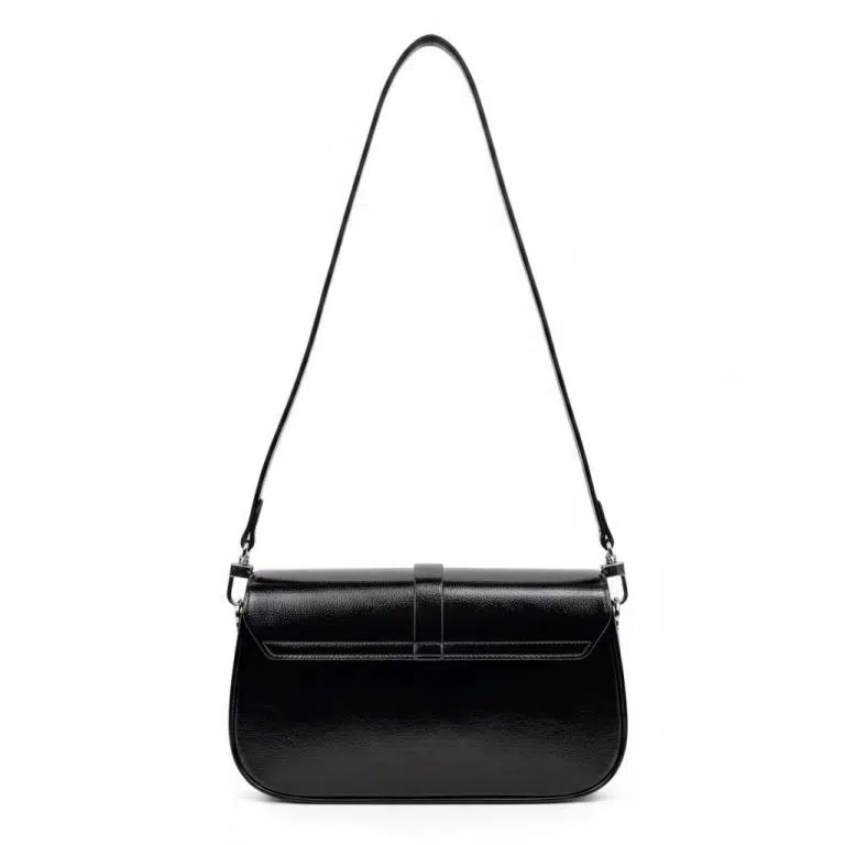 Bolso Bandolera Sintético para Mujer con Solapa Manivela de Giro y Asa Larga Removible - Imagen 9