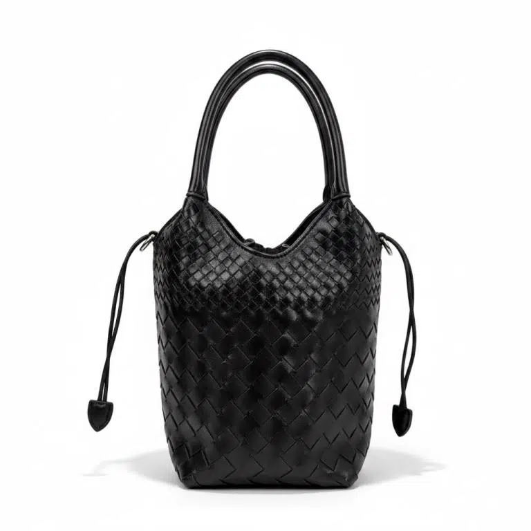 Bolso de Mano Sintético con Diseño Trenzado y Saco Interno Cosido de Cuerdas para Mujer - Imagen 7