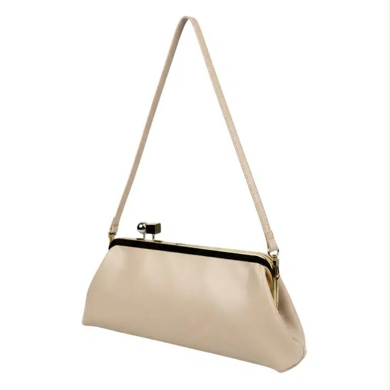 Bolso de Hombro Sintético con Herrajes en Plata y Oro, Cierre de Click y Asa Larga para Mujer - Imagen 6