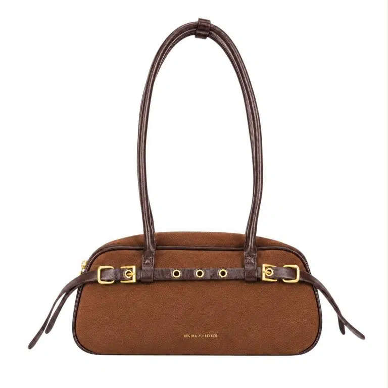 Bolso de Hombro Sintético Regina Schrecker con Cinturón Frontal Decorativo y Asas Largas Mujer - Imagen 6
