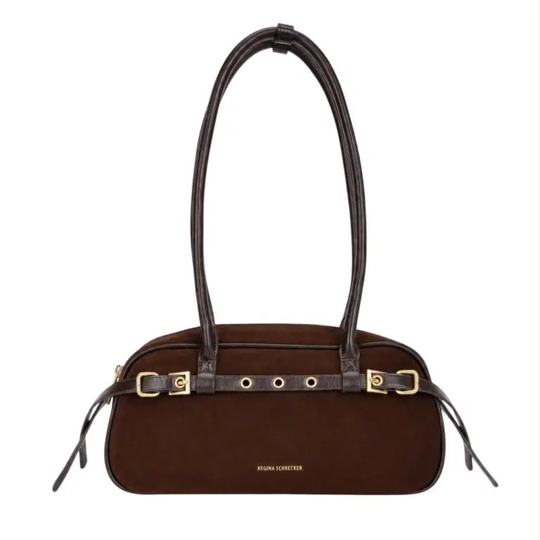 Bolso de Hombro Sintético Regina Schrecker con Cinturón Frontal Decorativo y Asas Largas Mujer - Imagen 7