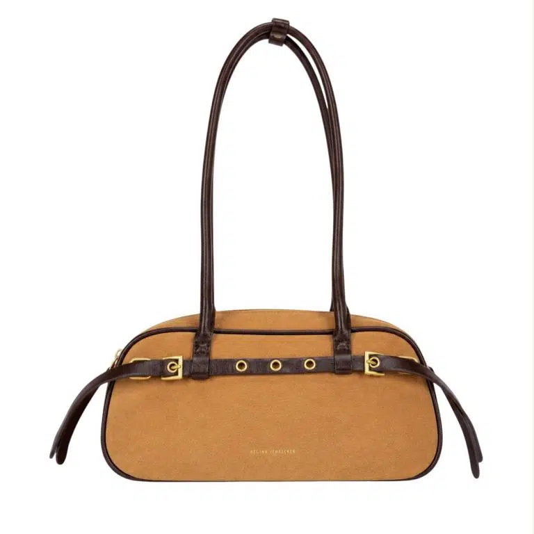Bolso de Hombro Sintético Regina Schrecker con Cinturón Frontal Decorativo y Asas Largas Mujer - Imagen 4