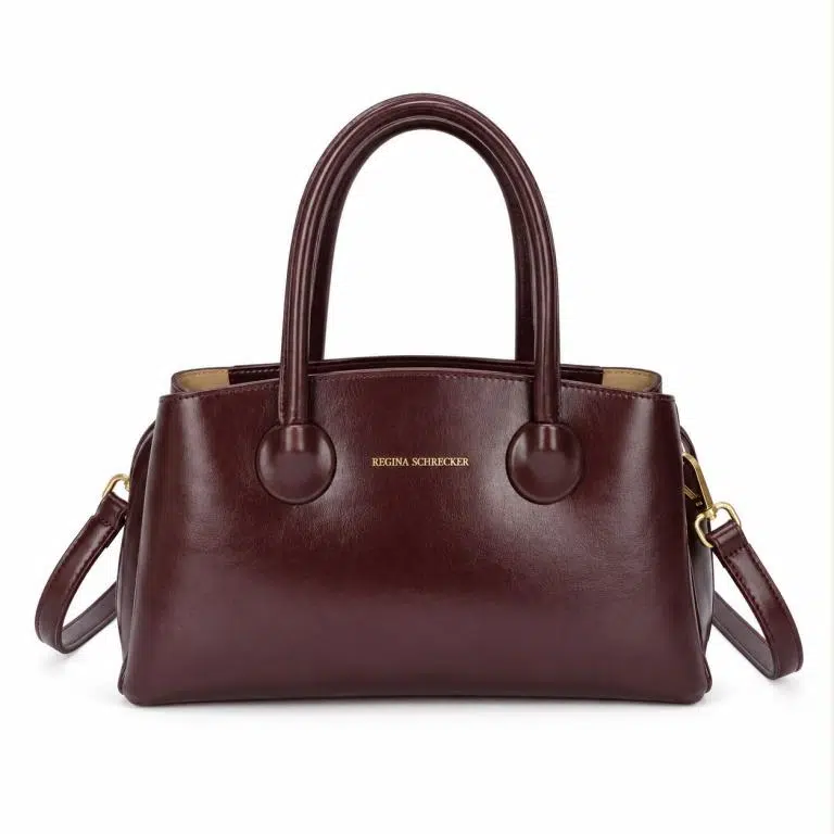 Bolso de Mano Sintético Regina Schrecker con 3 Compartimentos y Gran Calidad Mujer - Imagen 4