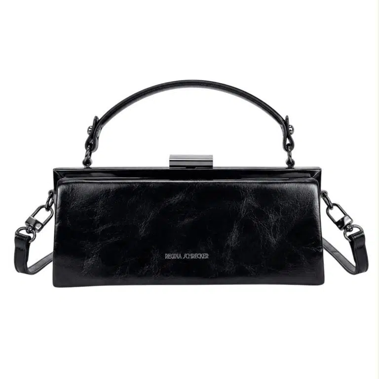 Bolso de Mano Sintético Regina Schrecker con Click y Compartimentos Internos para Mujer - Imagen 4