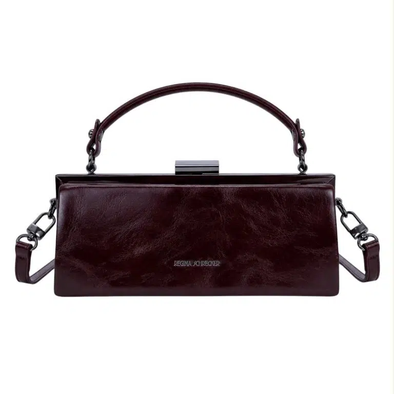 Bolso de Mano Sintético Regina Schrecker con Click y Compartimentos Internos para Mujer - Imagen 5