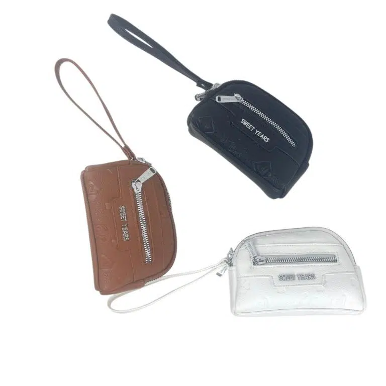 Monedero Sintético y Compacto para Mujer con 2 Compartimentos, Bolsillo Frontal y Asa de Mano - Imagen 5