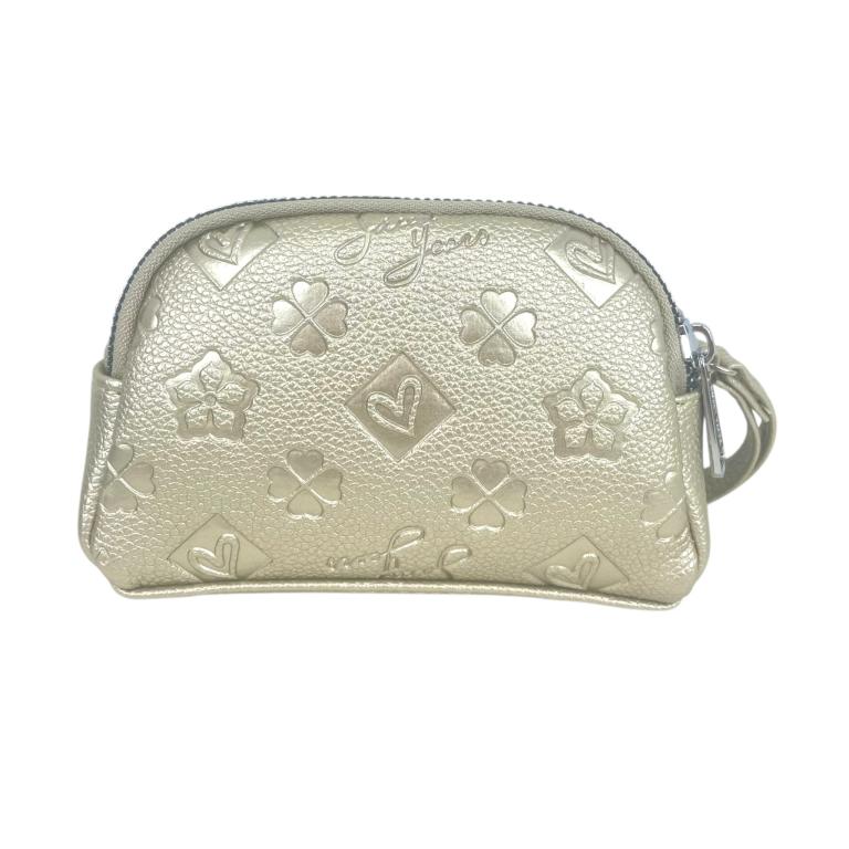 Monedero Sintético y Compacto para Mujer con 2 Compartimentos, Bolsillo Frontal y Asa de Mano - Imagen 7