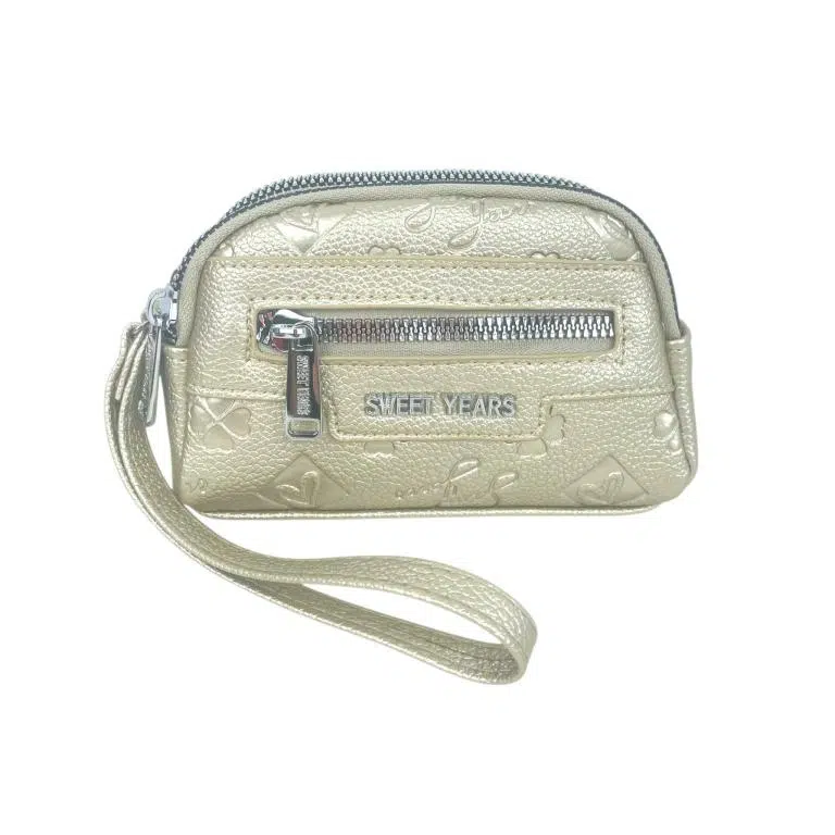 Monedero Sintético y Compacto para Mujer con 2 Compartimentos, Bolsillo Frontal y Asa de Mano - Imagen 2
