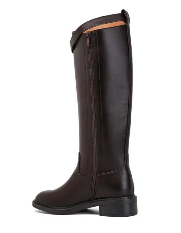 Botas Altas de Elegante Diseño con Correa y Hebilla Decorativa para Mujer - Imagen 7