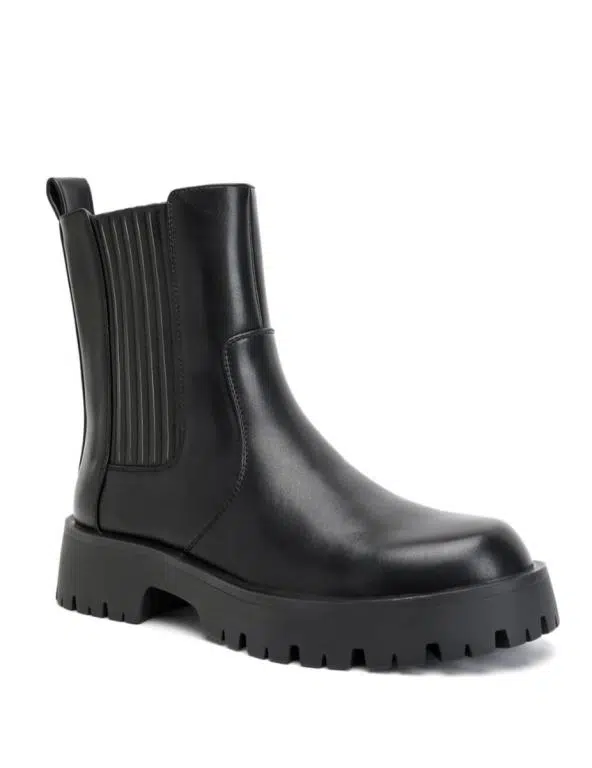 Botines de Mujer con Suela de Plataforma Dentada y Diseño Elegante - Imagen 3