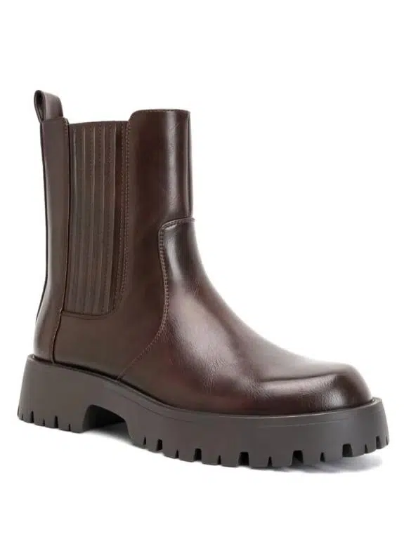 Botines de Mujer con Suela de Plataforma Dentada y Diseño Elegante - Imagen 2