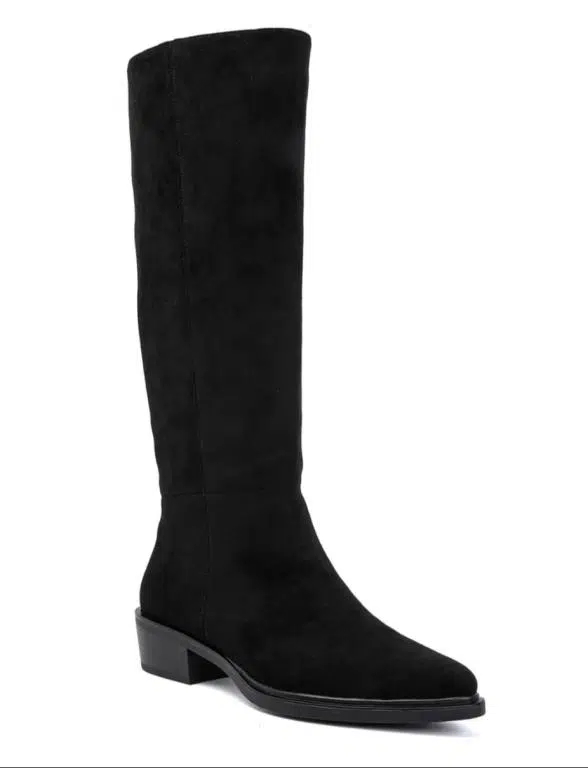 Botas Altas Clásicas para Mujer con Cremallera, Tacón Bajo y Punta Afilada - Imagen 3