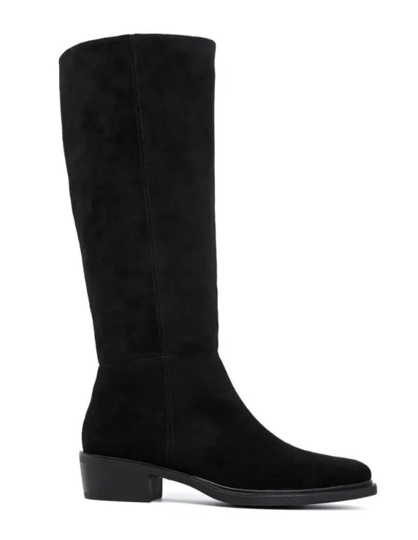 Botas Altas Clásicas para Mujer con Cremallera, Tacón Bajo y Punta Afilada - Imagen 5
