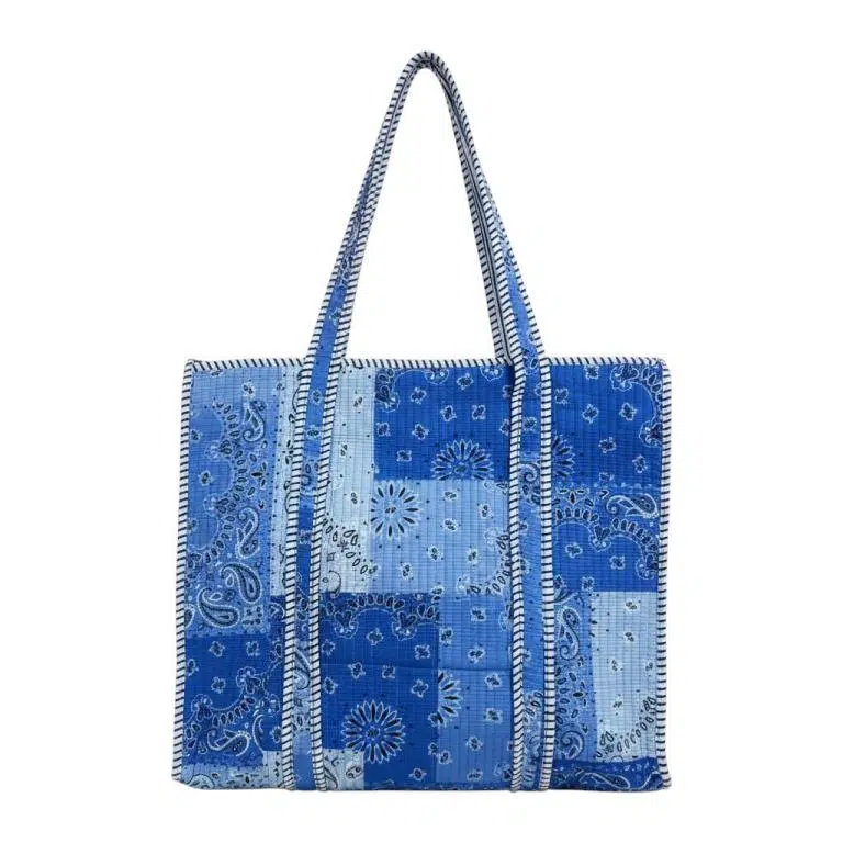 Bolso ToteBag Artesanal de Algodón con Diseño Exclusivo y Cierre de Cremallera Mujer - Imagen 7