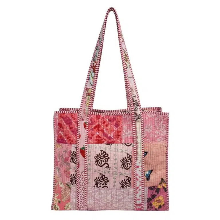 Bolso ToteBag Artesanal de Algodón con Diseño Exclusivo y Cierre de Cremallera Mujer - Imagen 6