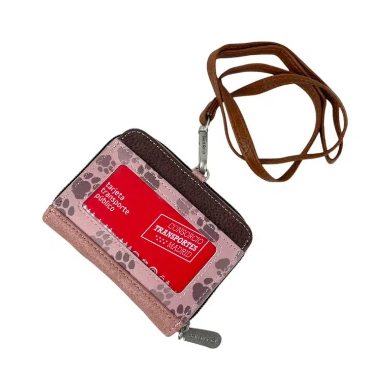 Monedero Sintético Sweet Candy con Diseño Gato, Asa Larga y Trasero Transparente para Mujer - Imagen 9