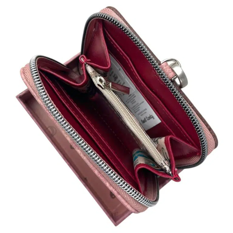 Monedero Sintético Sweet Candy con Diseño Gato, Asa Larga y Trasero Transparente para Mujer - Imagen 8