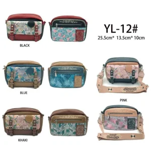 Bolso Bandolera Sintético Sweet Candy con Solapa Frontal y Bolsillo Trasero para Mujer