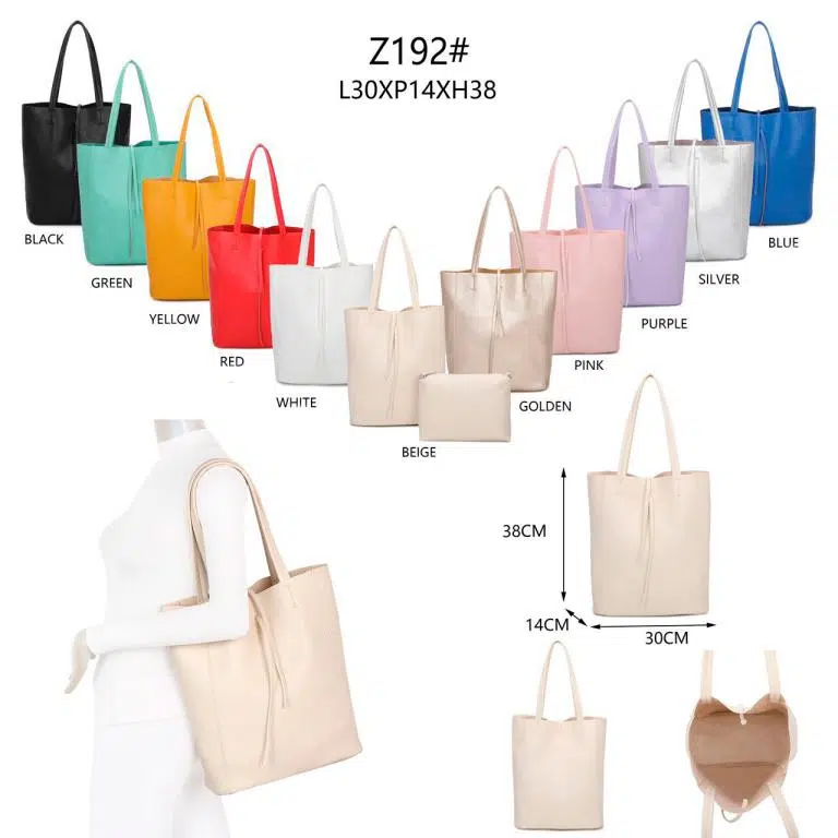 Amplio Bolso Sintético Universitario + Bolsito Interno con Cremallera de Mujer - Imagen 7