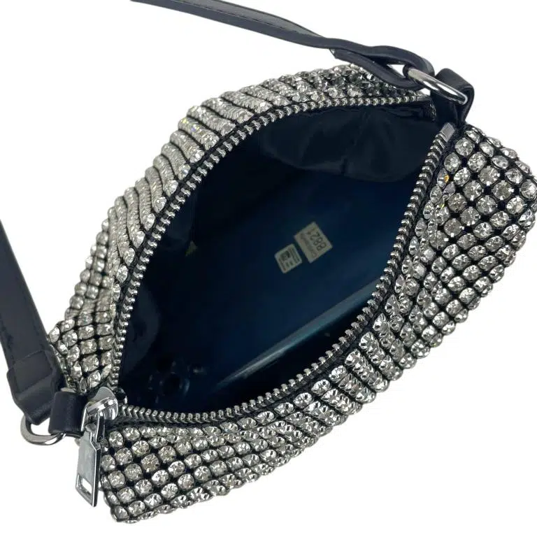 Bolso de Fiesta con Diamantes y Efecto Brillante para Mujer - Imagen 4