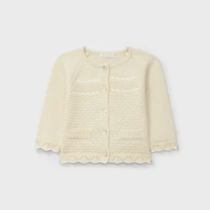 Rebeca tricotosa beige recien nacido | Dr. Kid by Charanga