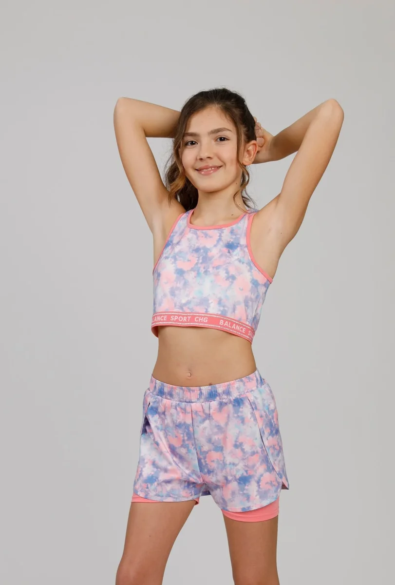Top deportivo de niña estampado - Imagen 4