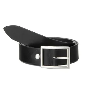 Cinturón Stamp · De Mujer · En Piel Vacuno · Ancho 30mm · Color Negro