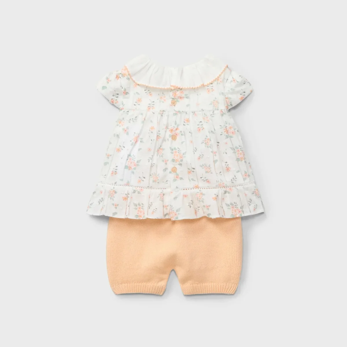 Conjunto blusa floral y pantalón tricot recién nacido | Dr. Kid by Charanga - Imagen 3