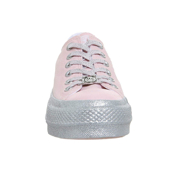 CONVERSE – Zapatillas Converse Chuck Taylor Lift Low Miley Cyrus Rosa Plataforma - Imagen 5
