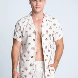 Camisa MANGA CORTA DE PLAYA BRONZINI