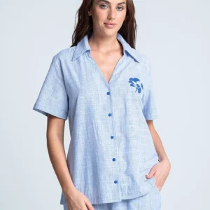 Camisa Pijama Amplia BRONZINI X ISABEL HENAO