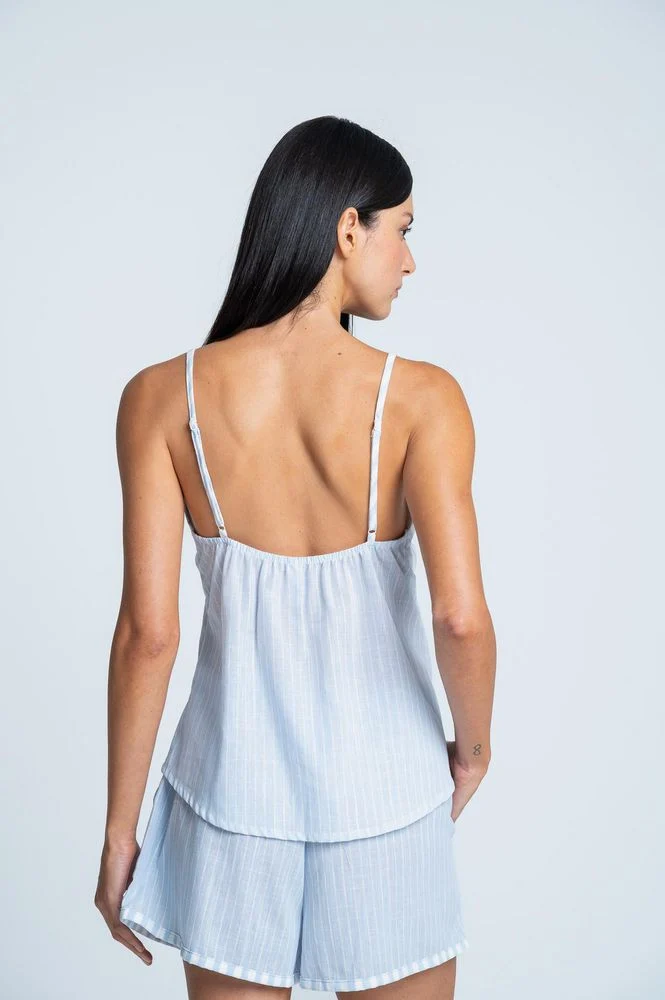 Camisa Pijama Ajustada BRONZINI X ISABEL HENAO - Imagen 4