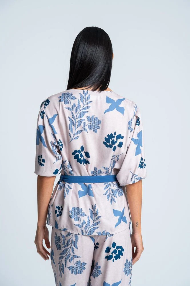 Camisa Pijama Amplia BRONZINI X ISABEL HENAO - Imagen 4