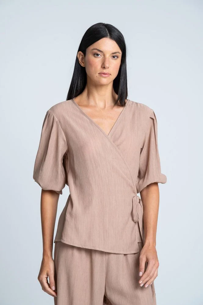 Camisa Pijama Amplia BRONZINI X ISABEL HENAO