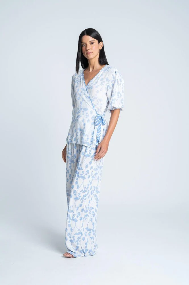 Camisa Pijama Manga Larga Amplia BRONZINI X ISABEL HENAO - Imagen 5