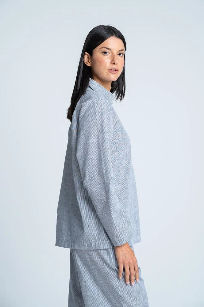 Camisa Pijama Larga Amplia BRONZINI X ISABEL HENAO - Imagen 3