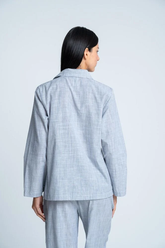Camisa Pijama Larga Amplia BRONZINI X ISABEL HENAO - Imagen 4