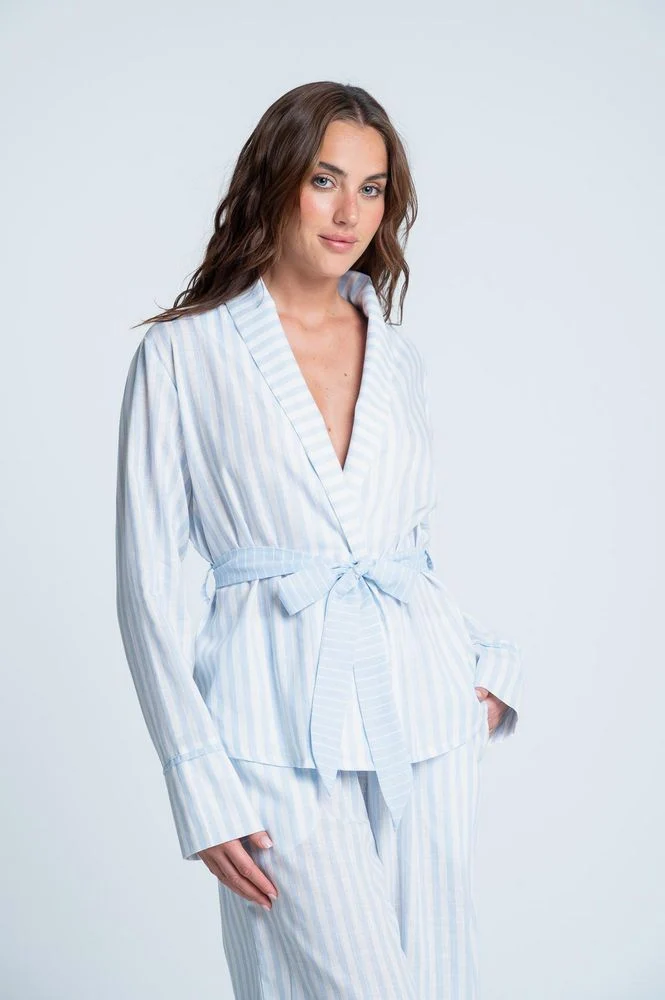 Camisa Pijama Larga Amplia BRONZINI X ISABEL HENAO - Imagen 8
