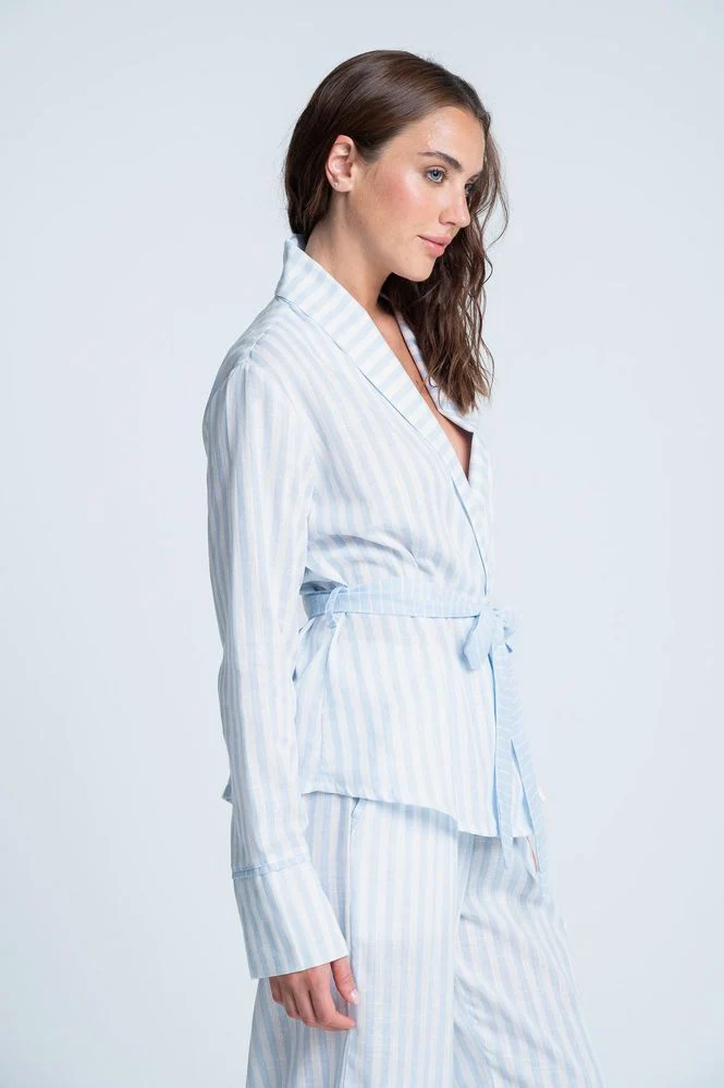 Camisa Pijama Larga Amplia BRONZINI X ISABEL HENAO - Imagen 9