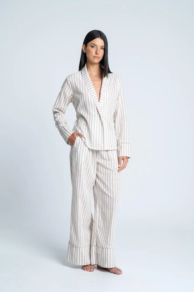 Camisa Pijama Larga Amplia BRONZINI X ISABEL HENAO - Imagen 5