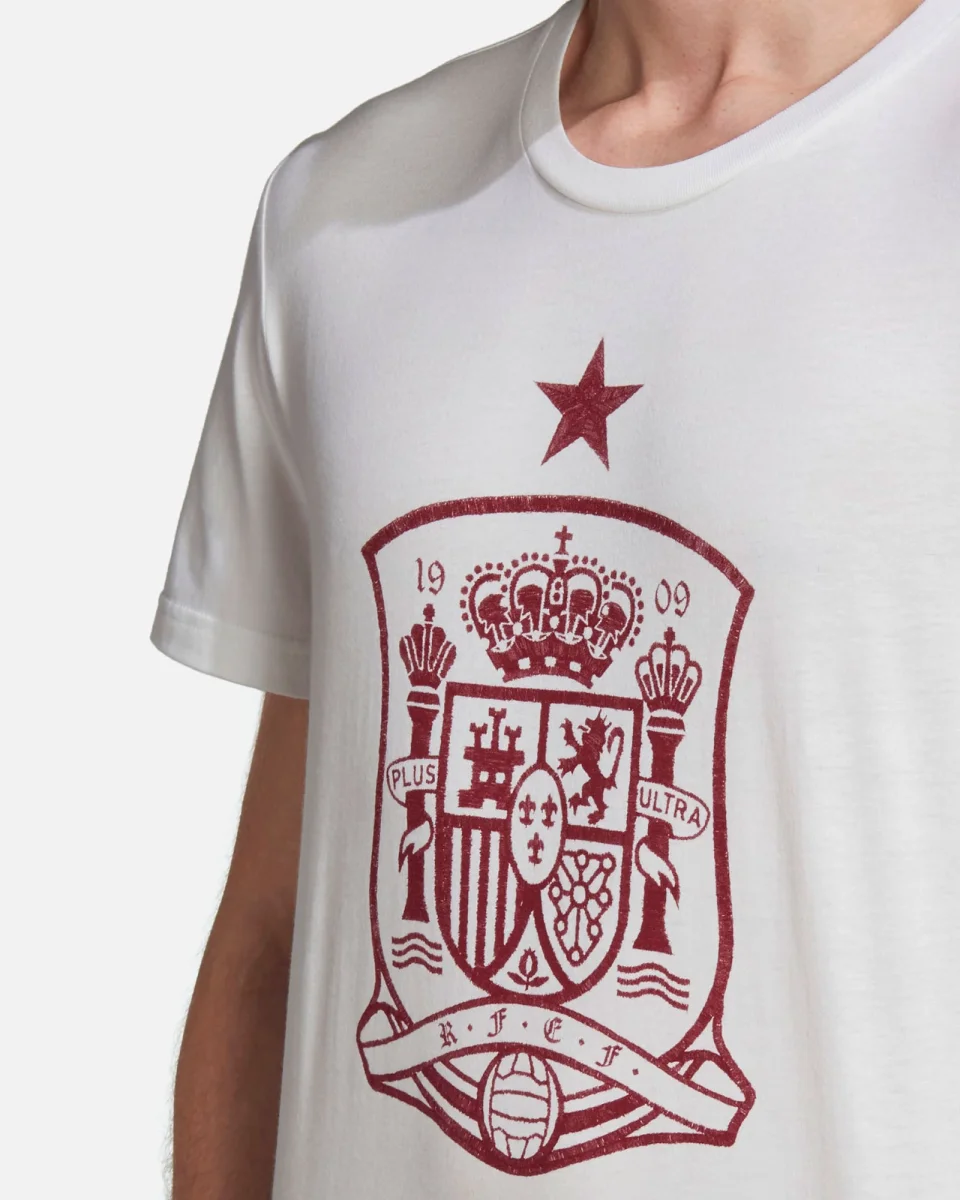 ADIDAS – Camiseta Selección Española Adidas DNA Blanca Unisex Talla M FI6304 - Imagen 7