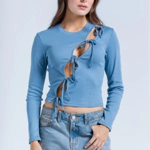 Camiseta Manga Larga Nud Ajustada PEOPLE
