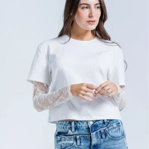 Camiseta Mangas En Blon Amplia PEOPLE