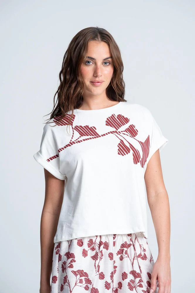 Camiseta Pijama Amplia BRONZINI X ISABEL HENAO - Imagen 2