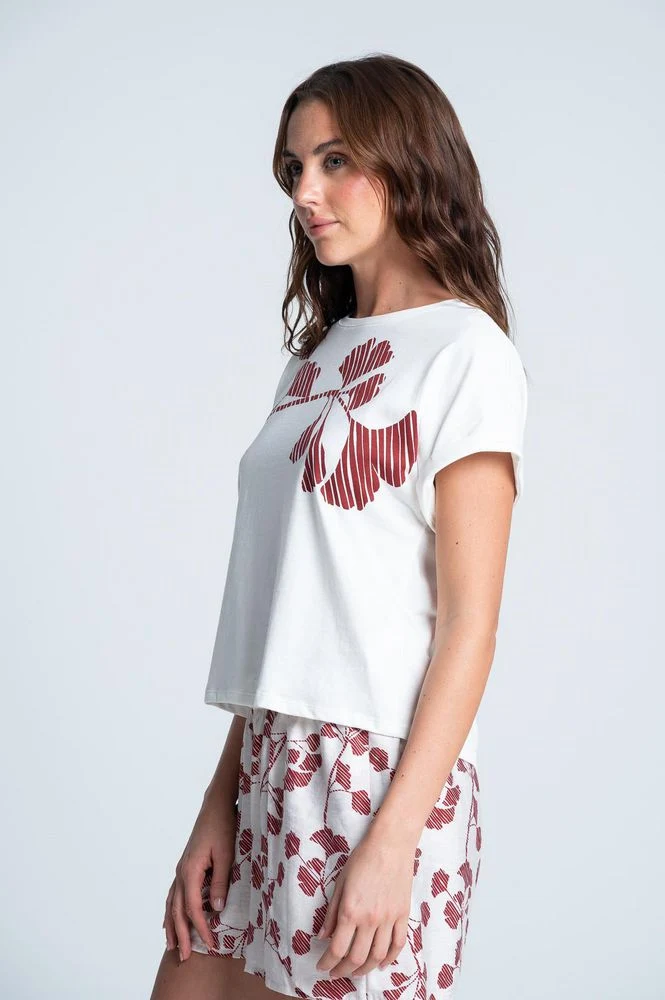 Camiseta Pijama Amplia BRONZINI X ISABEL HENAO - Imagen 3